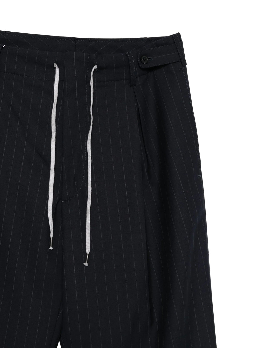 Pinstripe Wool Pants