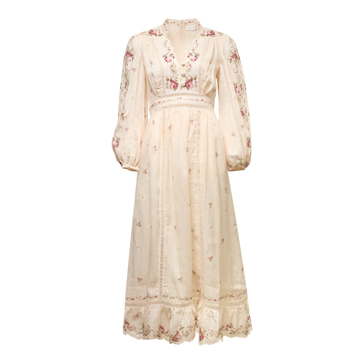 Patience Plunge Midi Dress