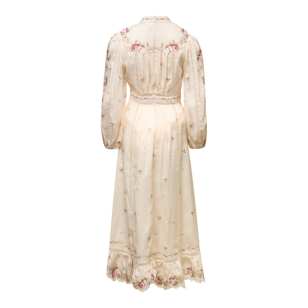 Patience Plunge Midi Dress