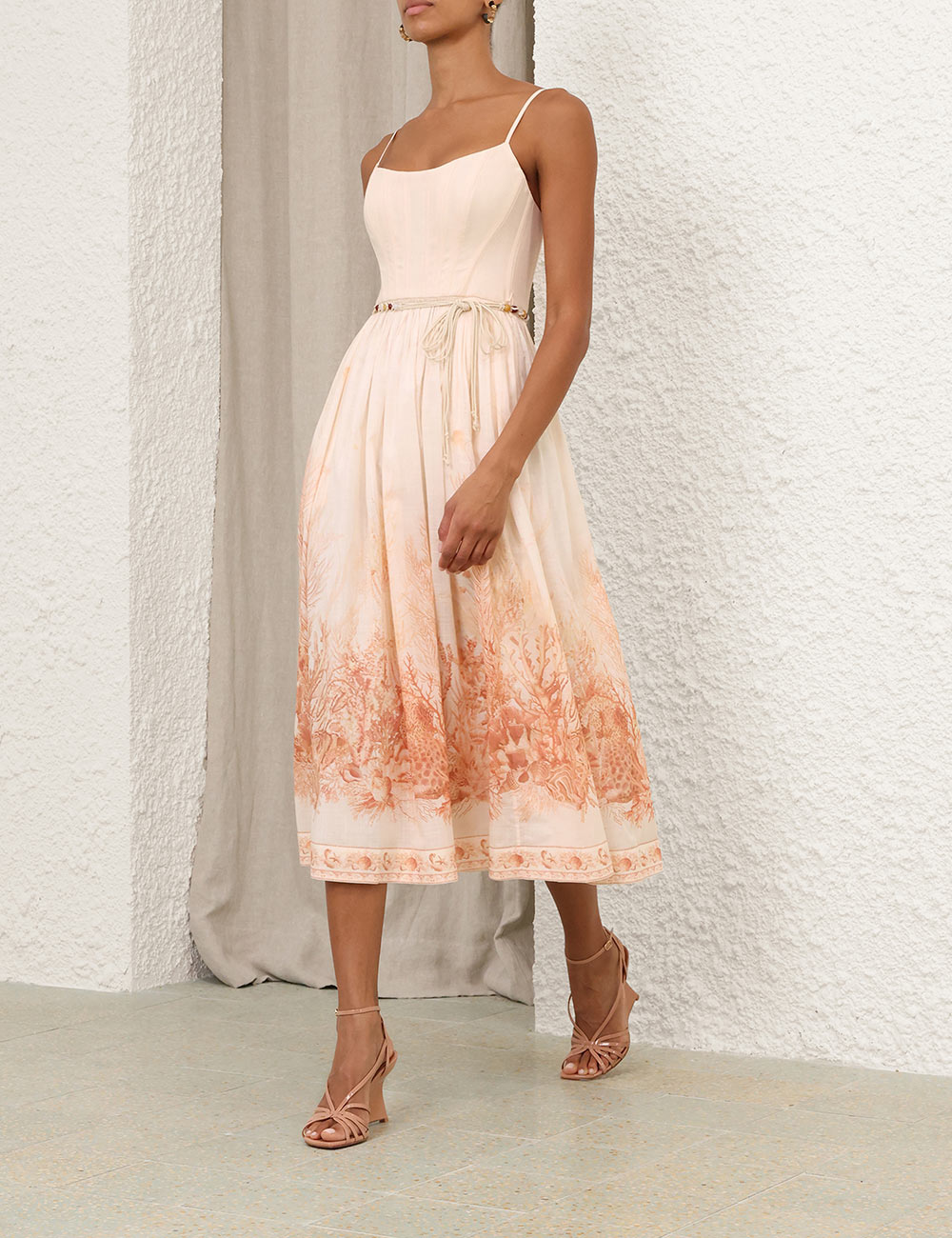 Wanderlust Corset Midi Dress