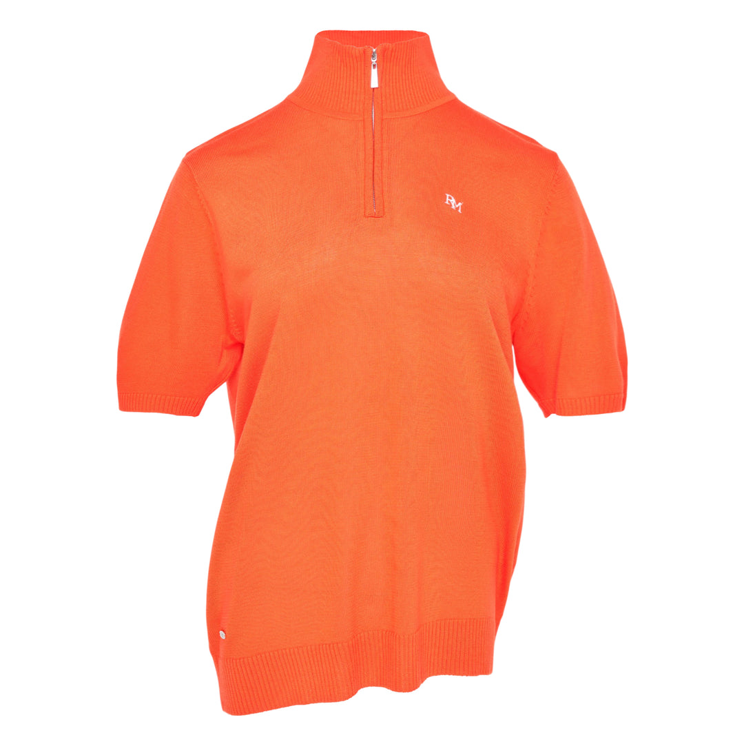 Quarter-Zip Short Sleeve Polo