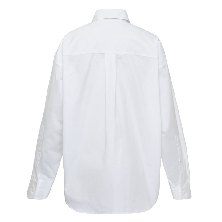 Flower Embroidered Shirt