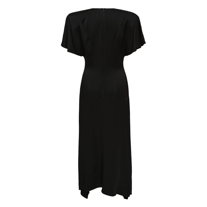Envers Satin V Neck Dress