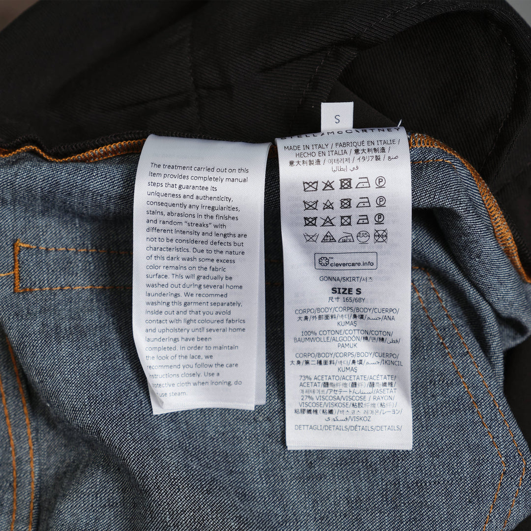Slip Denim Skirt