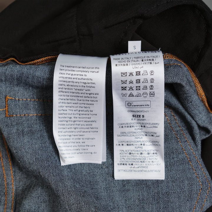 Slip Denim Skirt