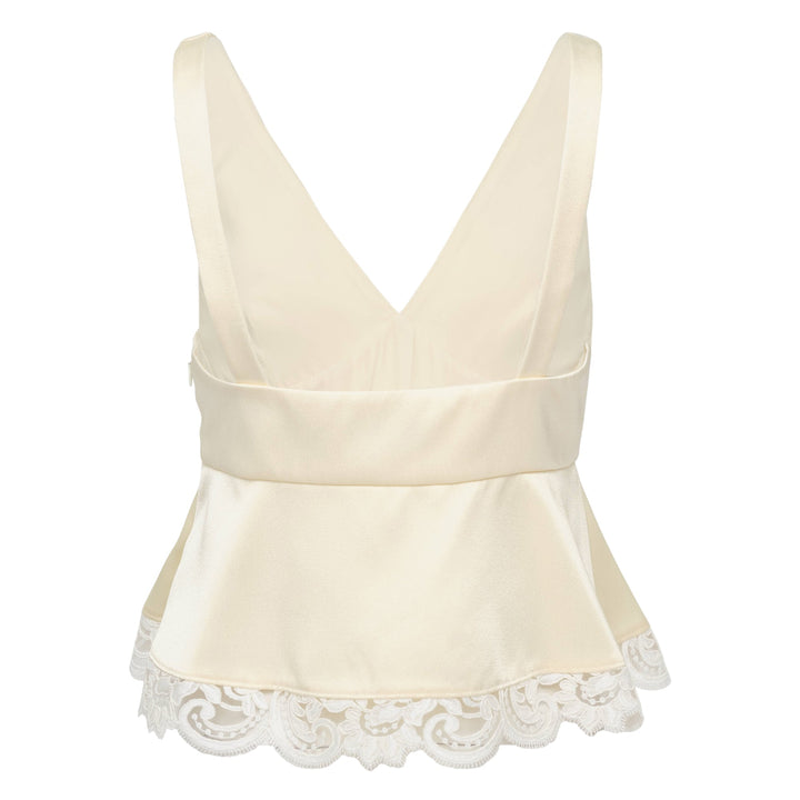 V-Neck Lace Top