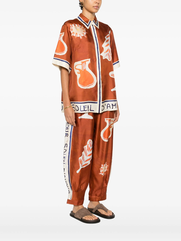Soleil D'Amour Silk Shirt