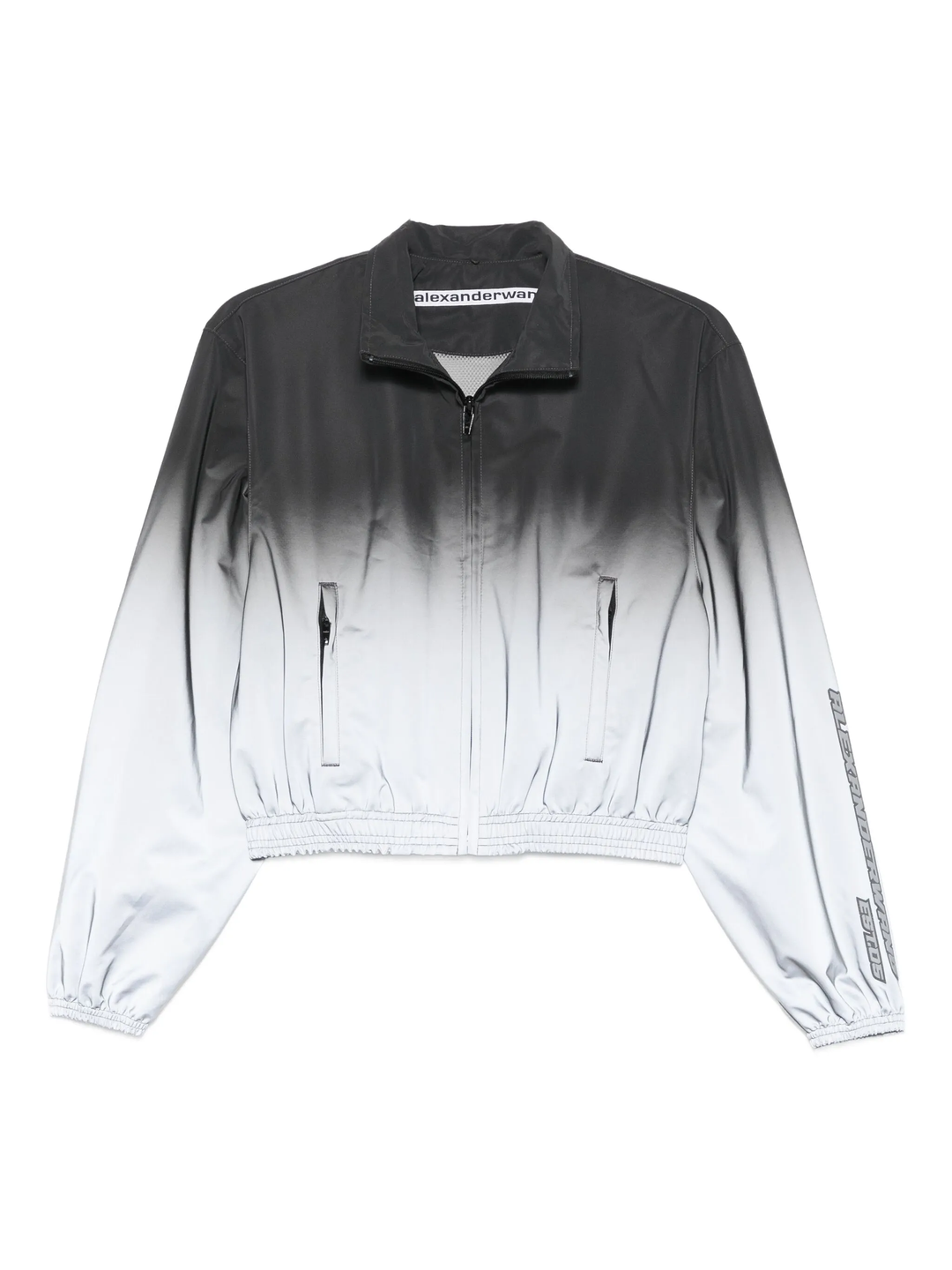 Reflective Shrunken Track Jacket