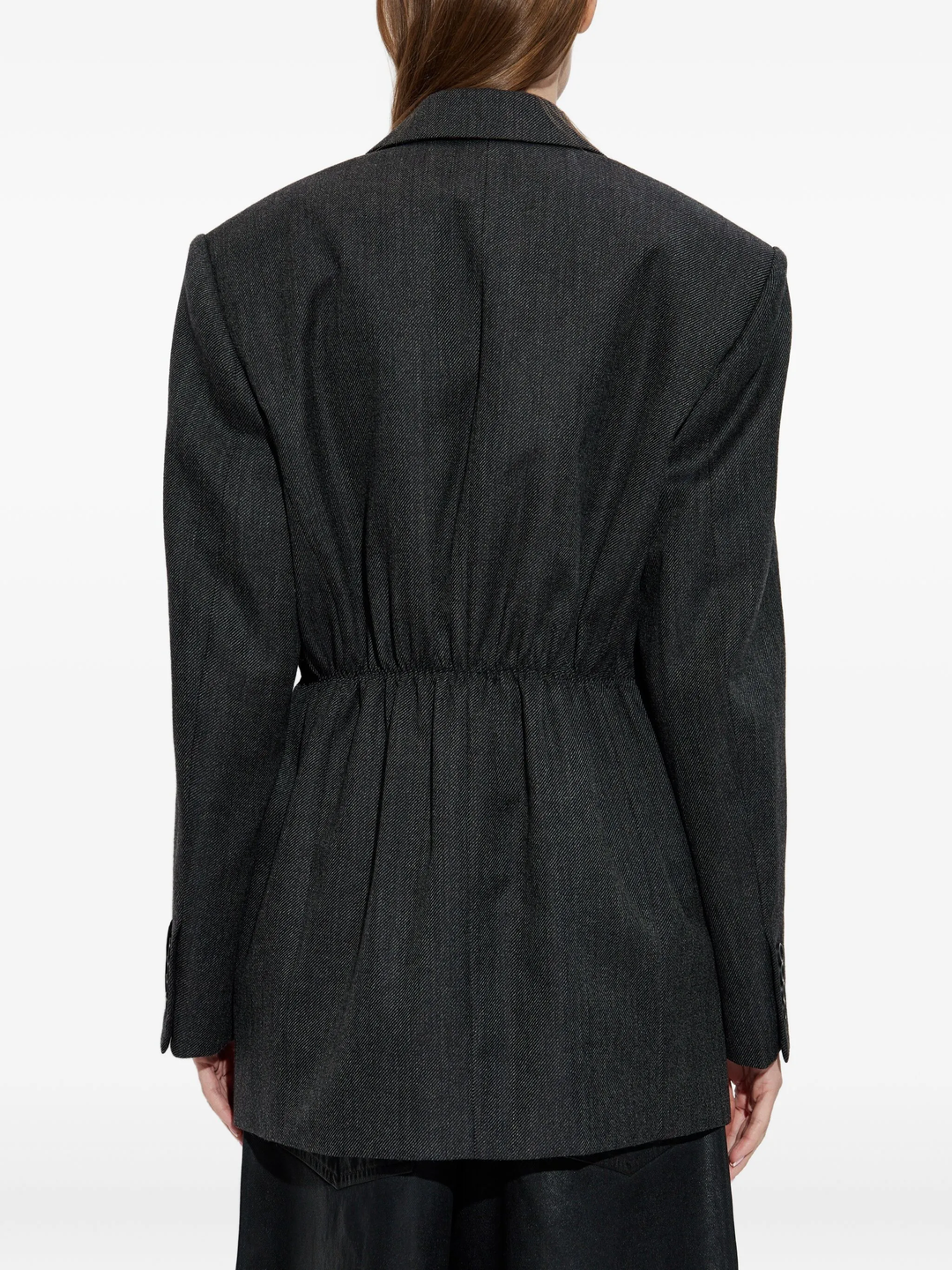 Wool Twill Oversized Blazer