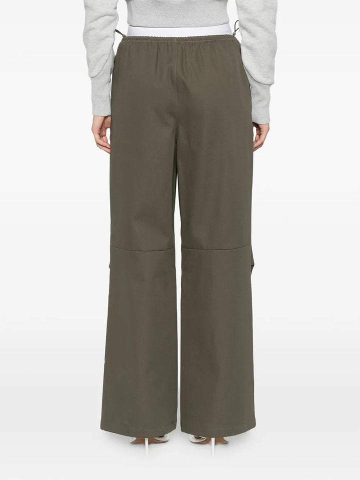 Mid-Rise Elastic Pant