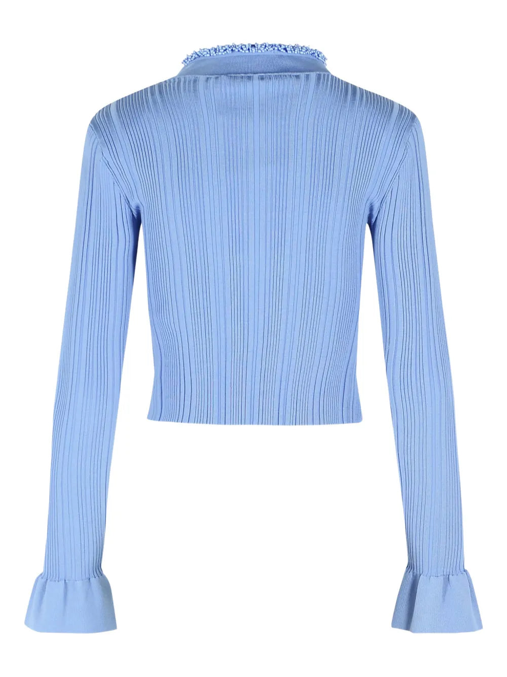 Blue Pearl Trim Cardigan