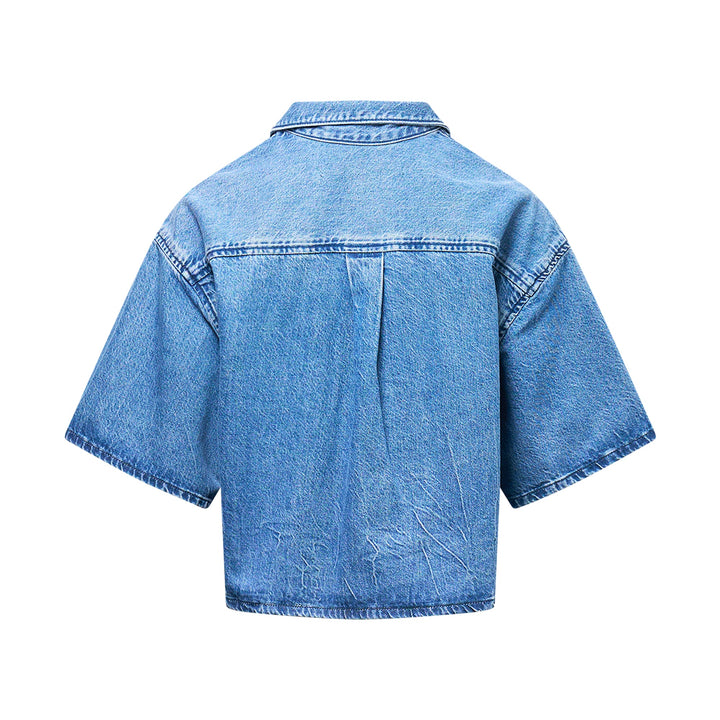 Cropped Short Sleeve Shirt