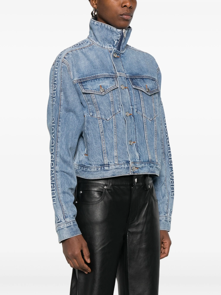 Denim Track Jacket