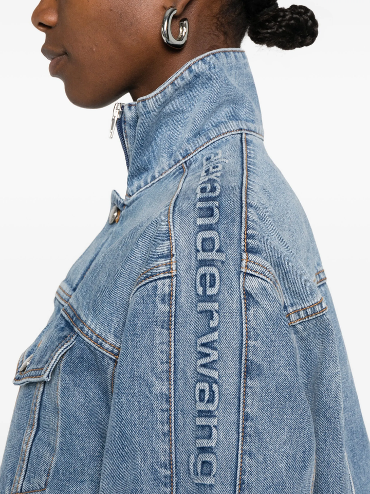 Denim Track Jacket