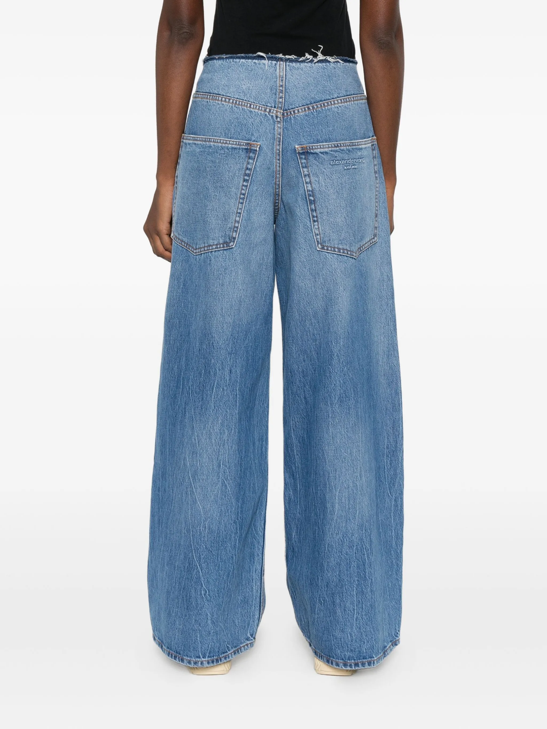 Surge Low Rise Wide Leg Jeans