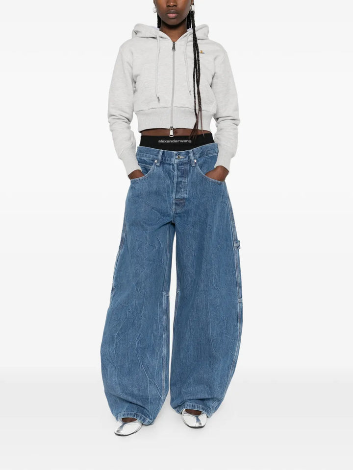 Prestyled Mid Rise Oversized Jeans