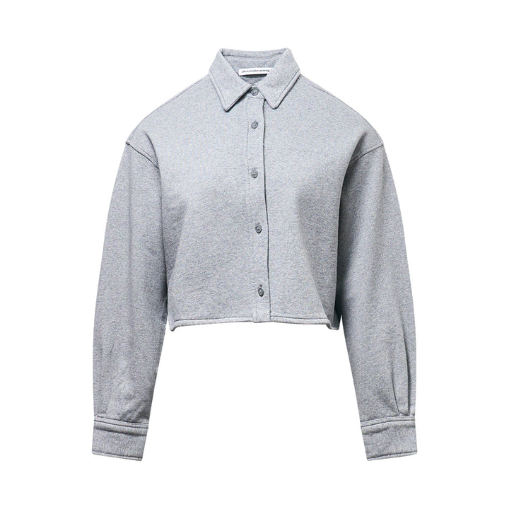 Cropped Button Down Shirt