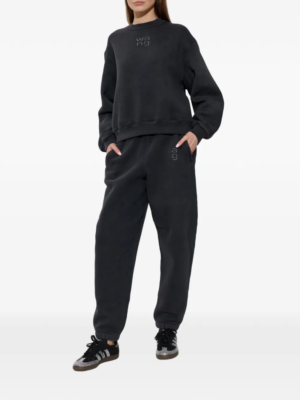 Crewneck Sweatshirt With Hotfix
