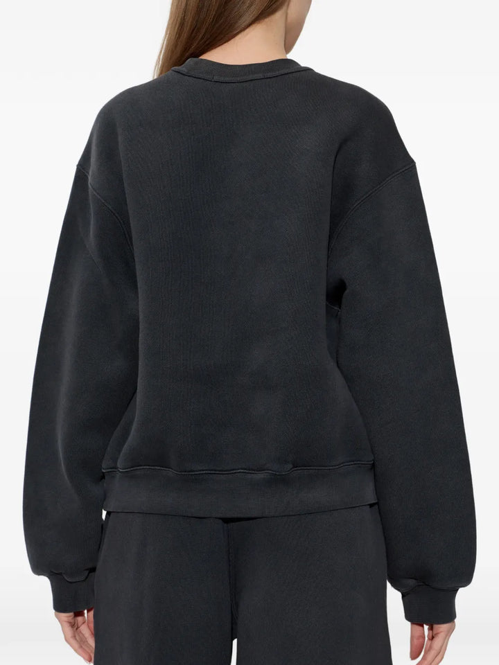 Crewneck Sweatshirt With Hotfix