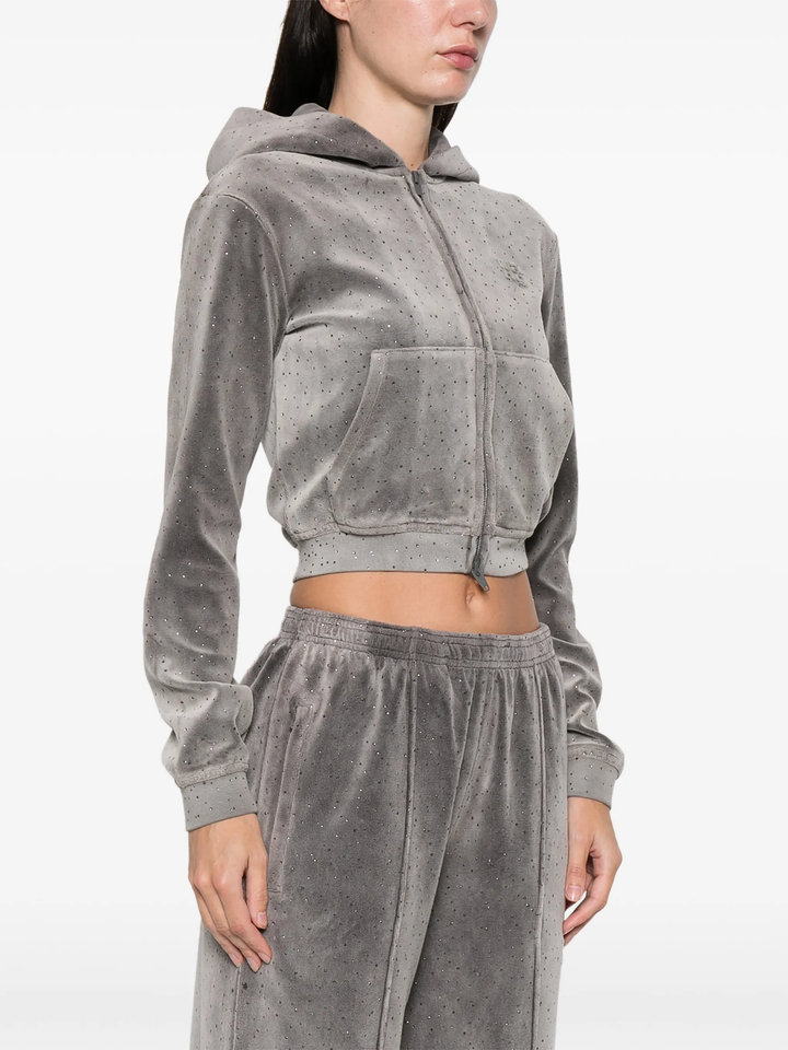 Shrunken Zip Up Hoodie