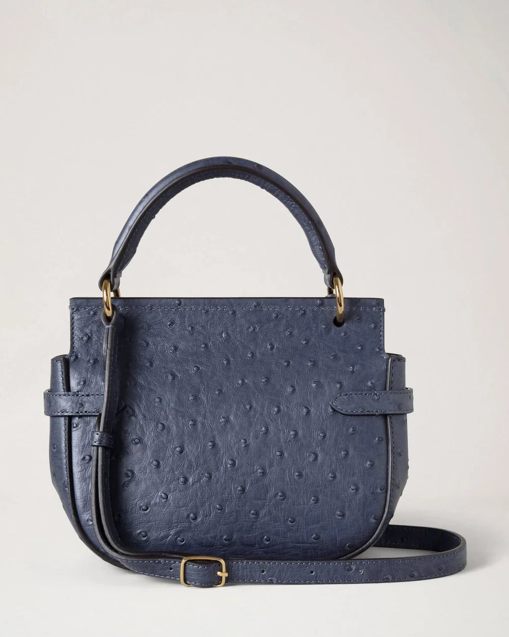 Small Amberley Satchel Top Handle Ostrich