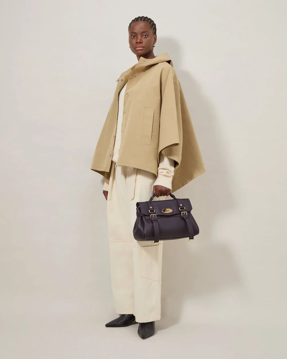 Alexa Deep Aubergine Heavy Grain