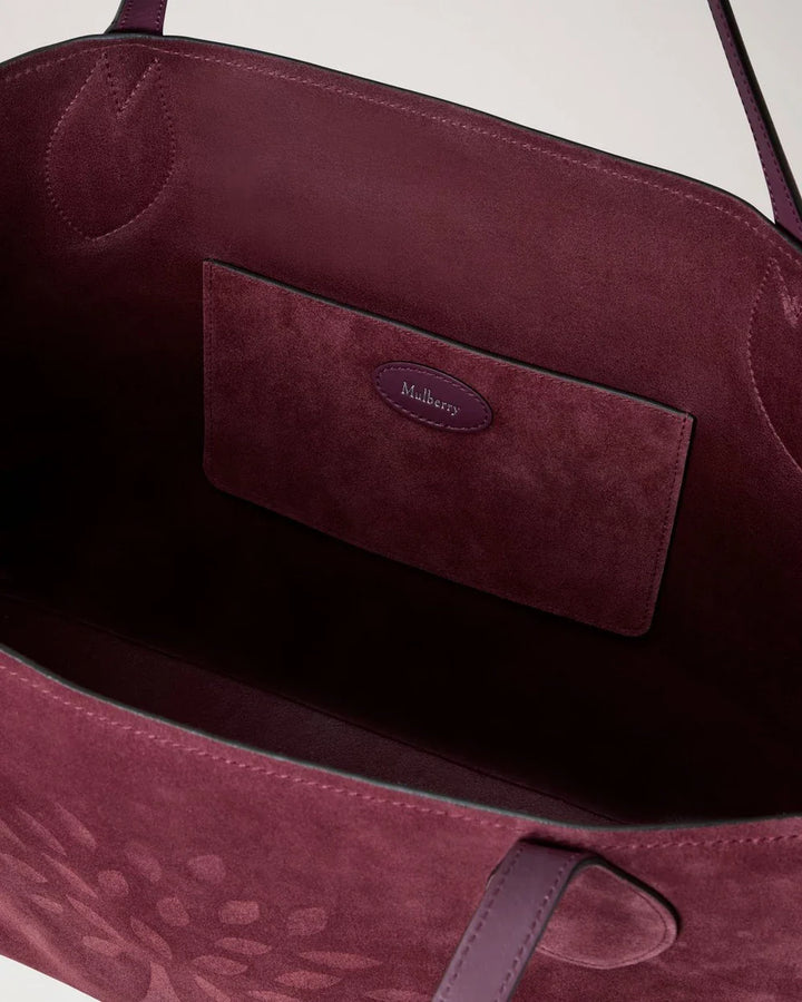 Suede Tree Tote