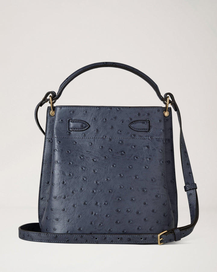 Islington Bucket Ostrich Print