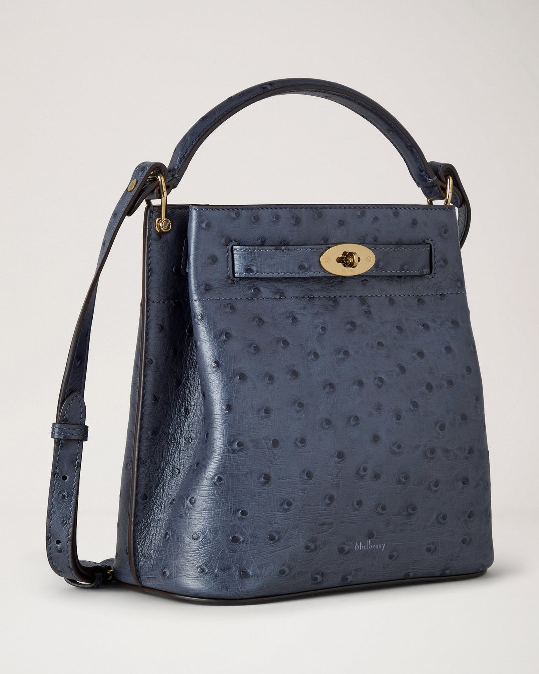 Islington Bucket Ostrich Print