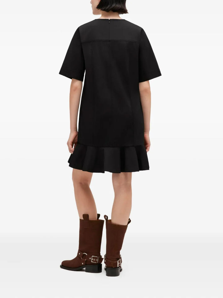 Stretch Cotton Mini Dress