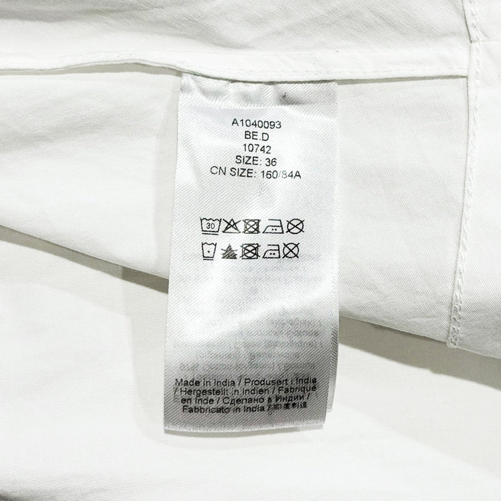 Stretch Cotton Peter Pan Collar Top