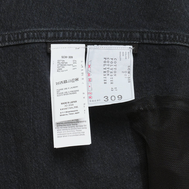 sacai Denim x Knit Pullover – Available at Club 21, Official Retailer in Singapore, Malaysia & Thailand with Global Shipping Online