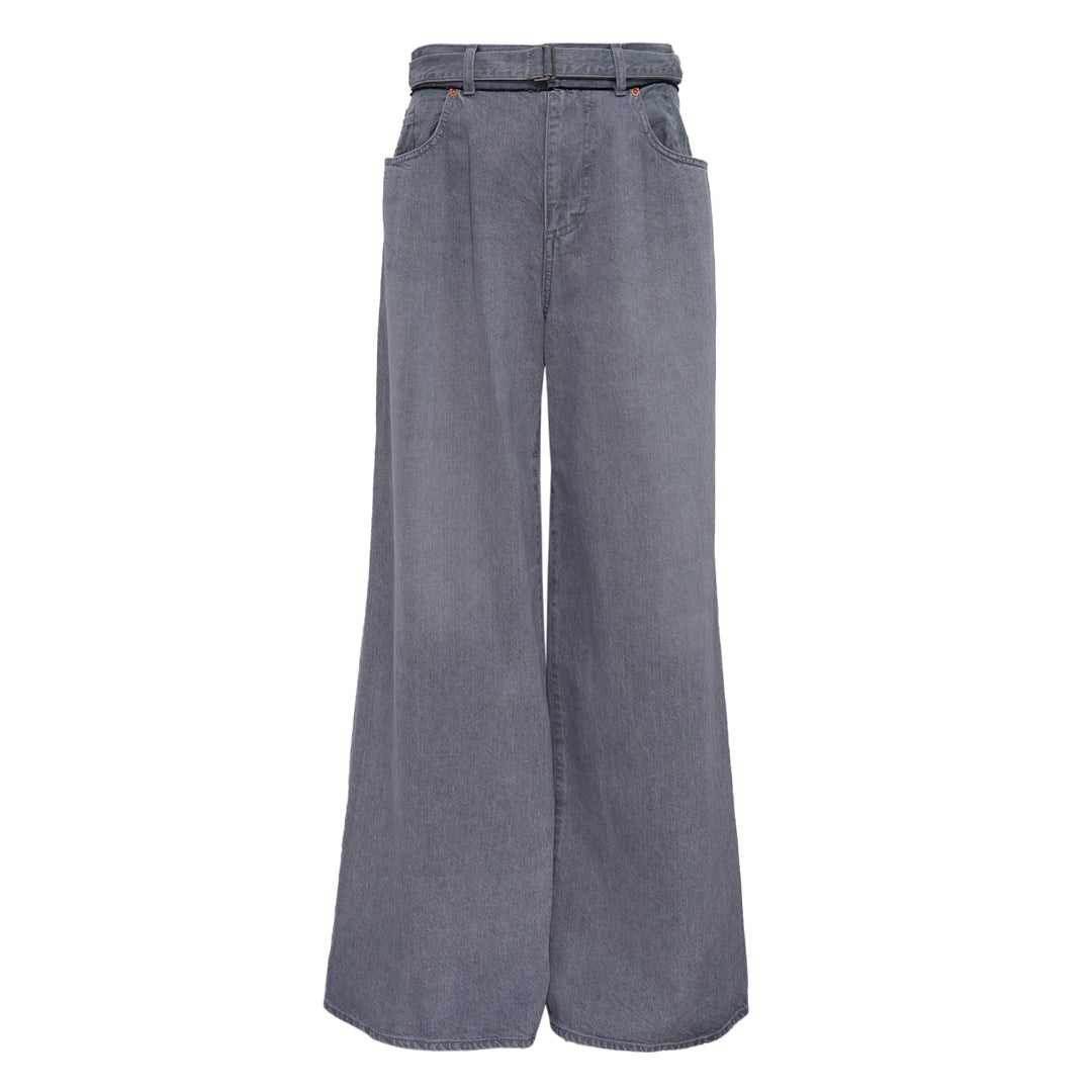 Wide Denim Pants