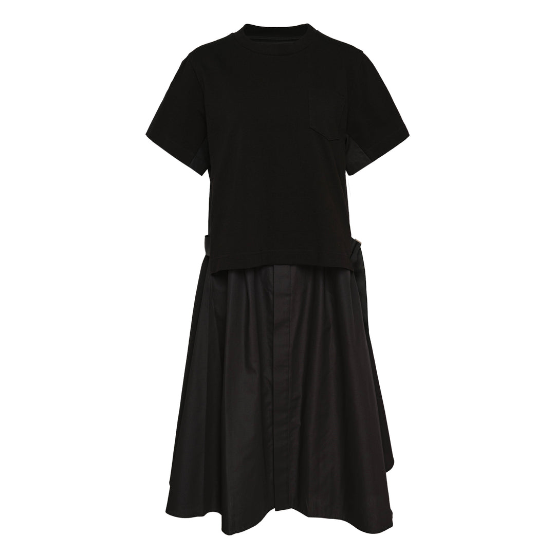 sacai Cotton Poplin x Cotton Jersey Dress – Available at Club 21, Official Retailer in Singapore, Malaysia & Thailand with Global Shipping Online