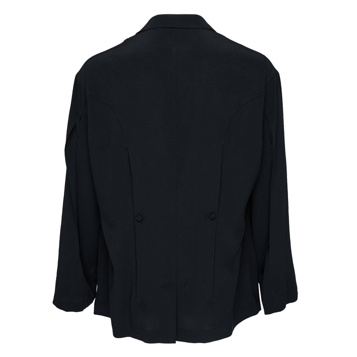 Yohji Yamamoto Front Back Opened Lapel Jacket – Available at Club 21, Official Retailer in Singapore, Malaysia & Thailand with Global Shipping Online