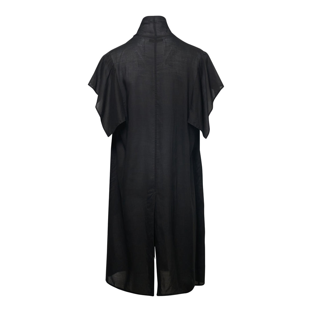 Designed Sleeve Long Vest