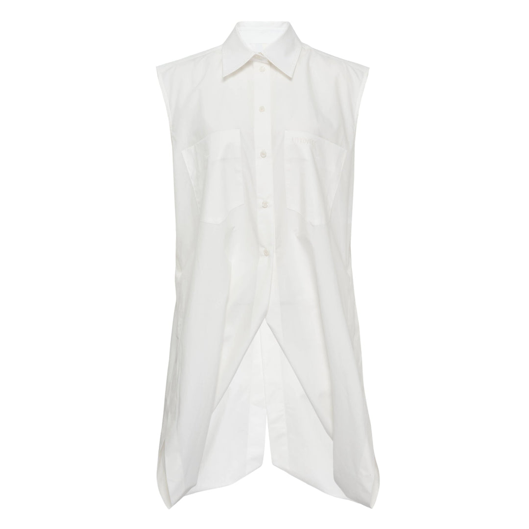 Deconstructed Wool Blend Shirt
