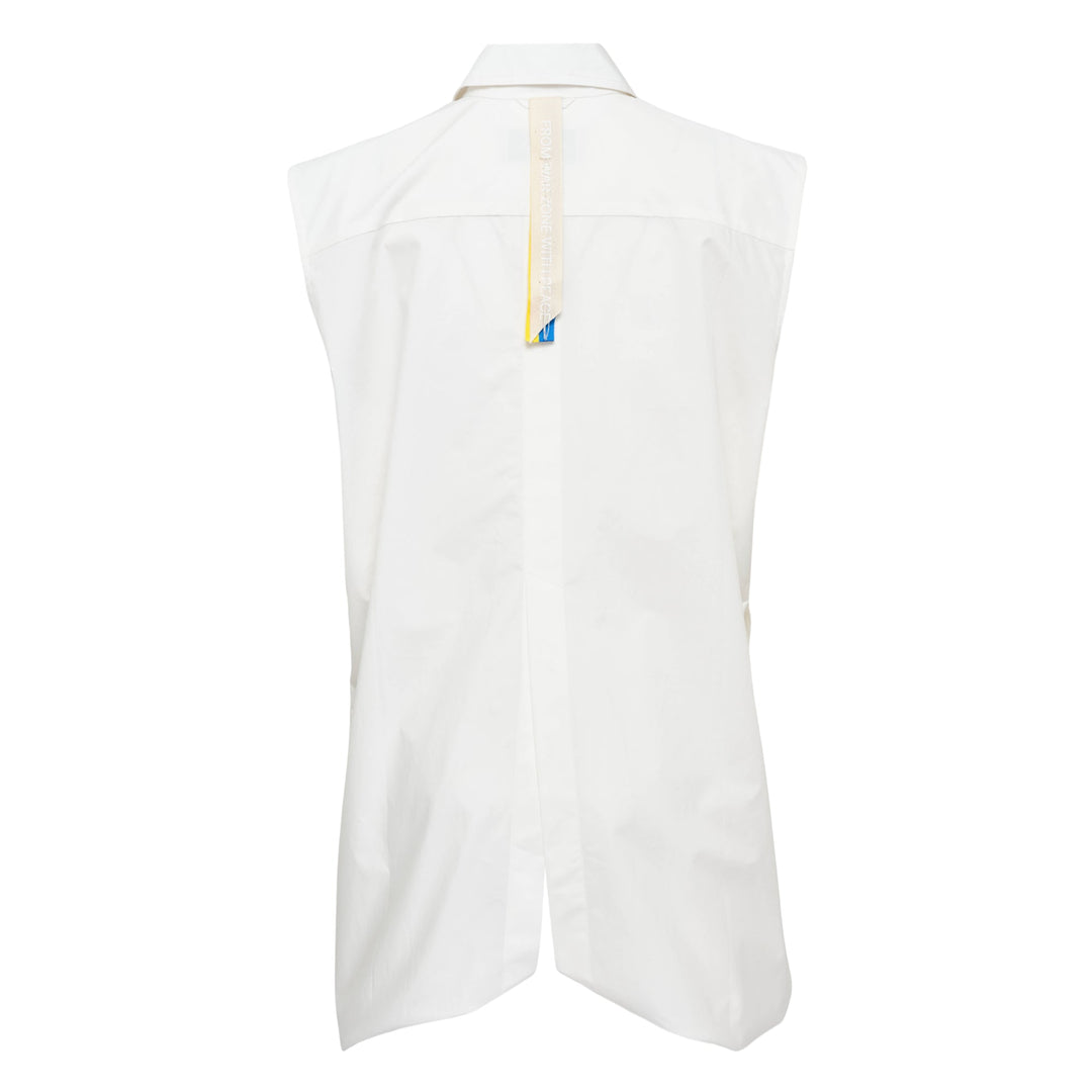 Deconstructed Wool Blend Shirt