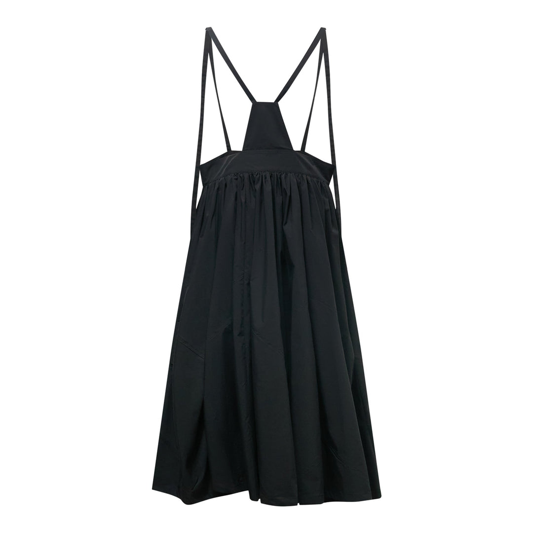 Front Button Suspender Skirt