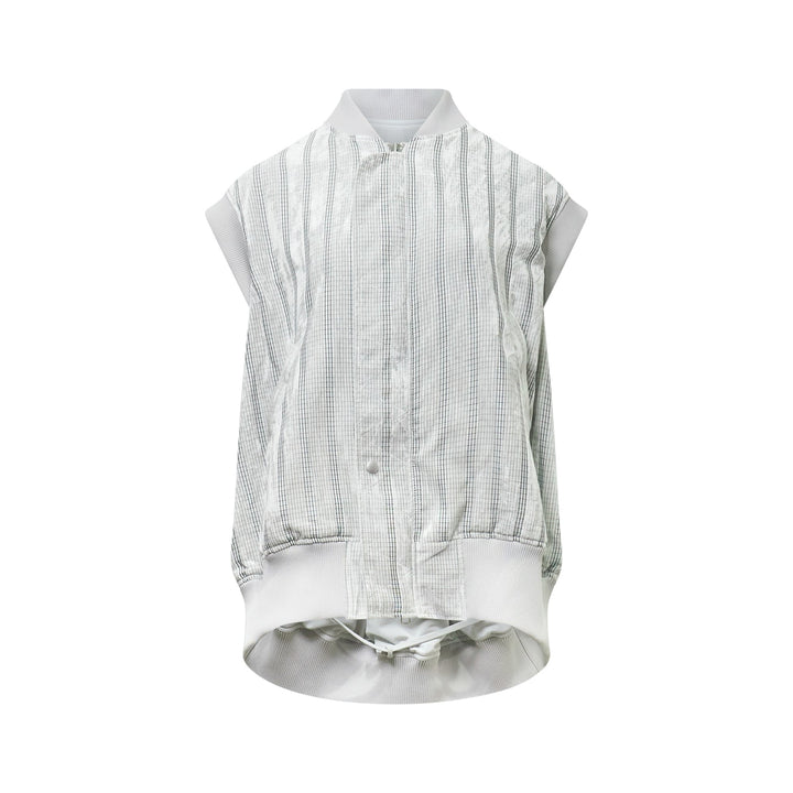 Sleeveless Bomber Jacket