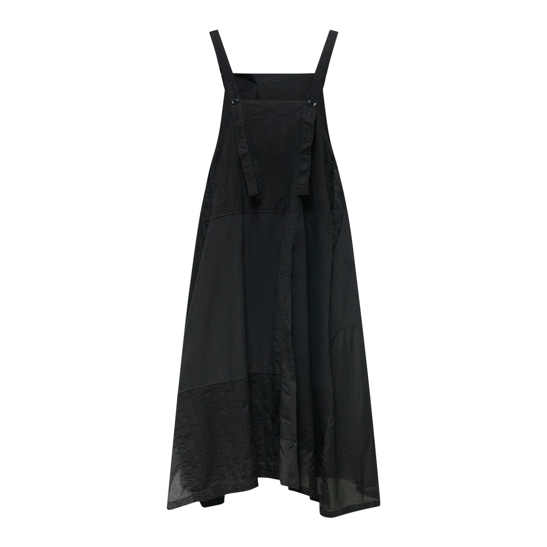 Tuck Shoulder Strap Dress