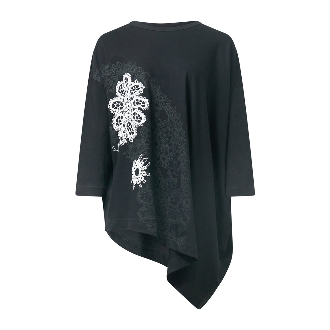 Asymmetric Drape T-Shirt