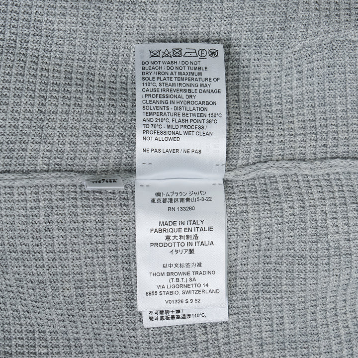 Textured Stitch Relaxed Fit Zip Hoodie