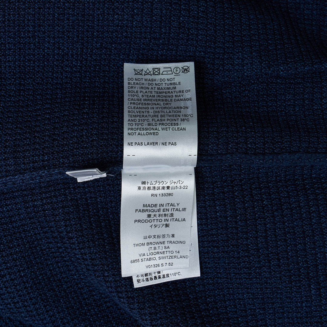 Textured Stitch Relaxed Fit Zip Hoodie
