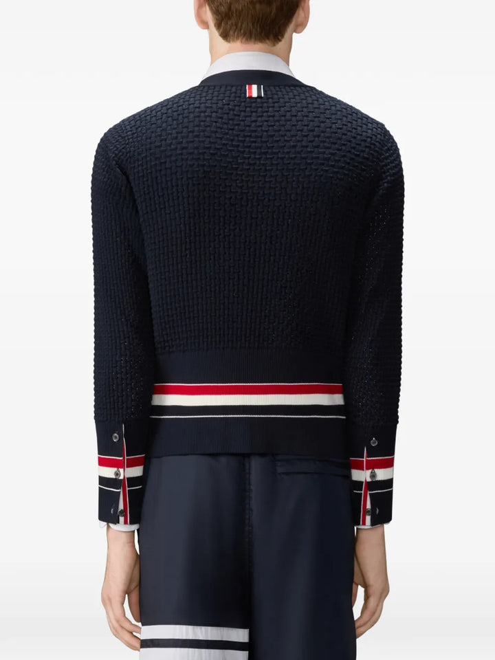 Float Ripple Stitch Classic Cardigan