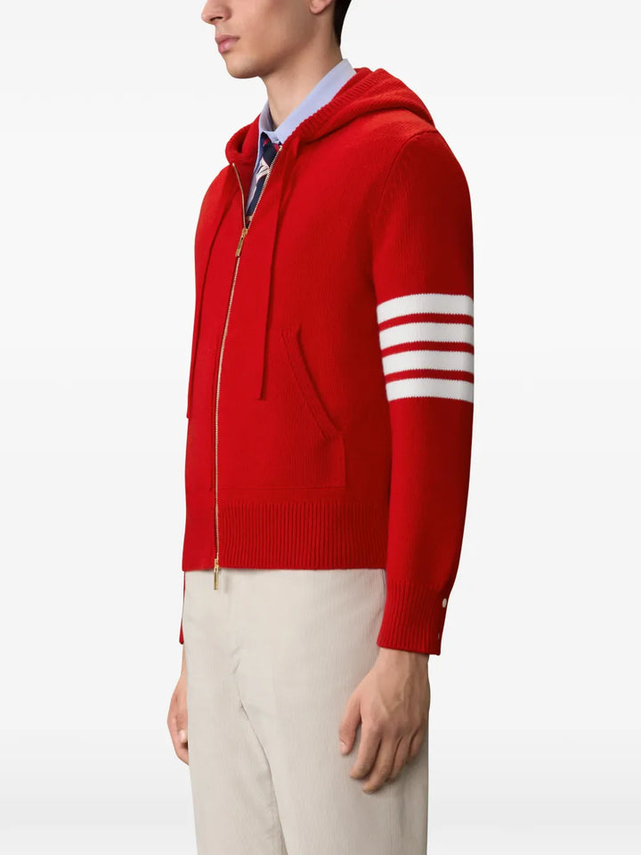 Hector Icon Jersey Intarsia Zip Hoodie