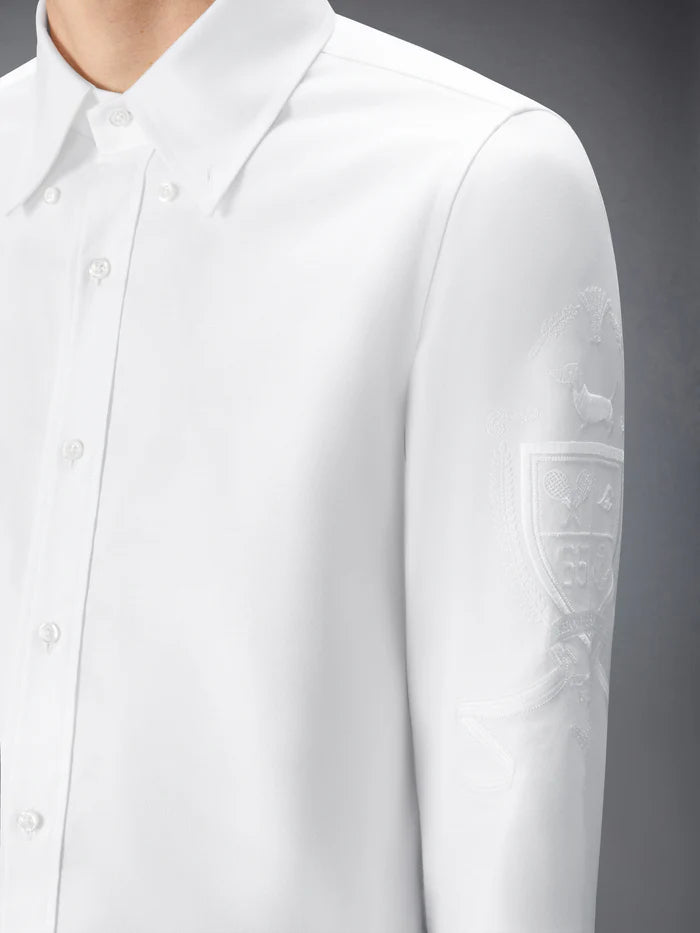 Straight Fit Button Down Shirt
