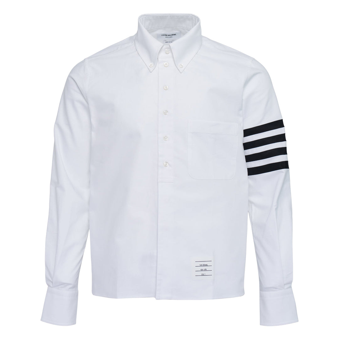 Straight Fit Long Sleeve 4 Bar Shirt