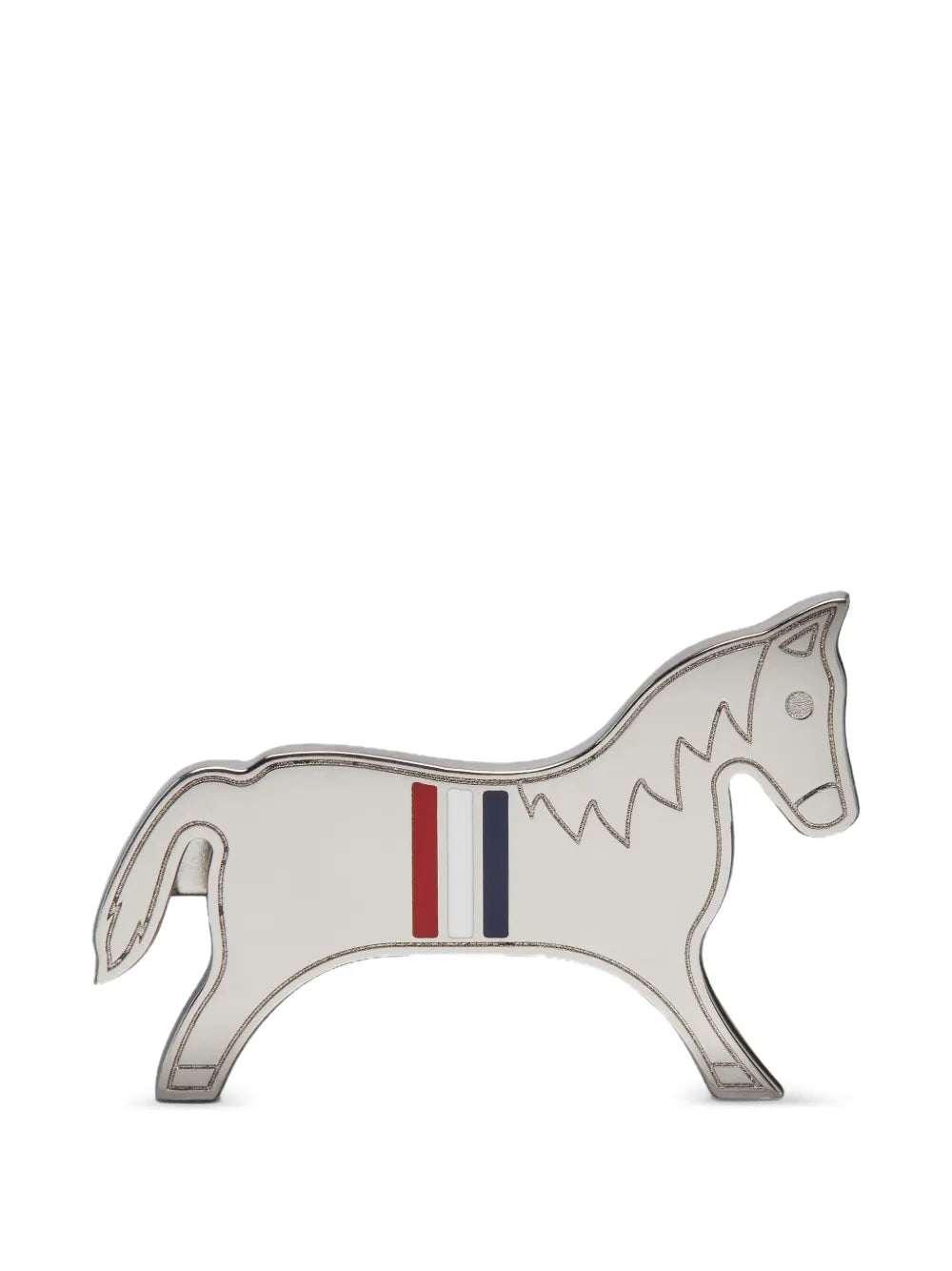 Horse Tie Bar Red White Blue