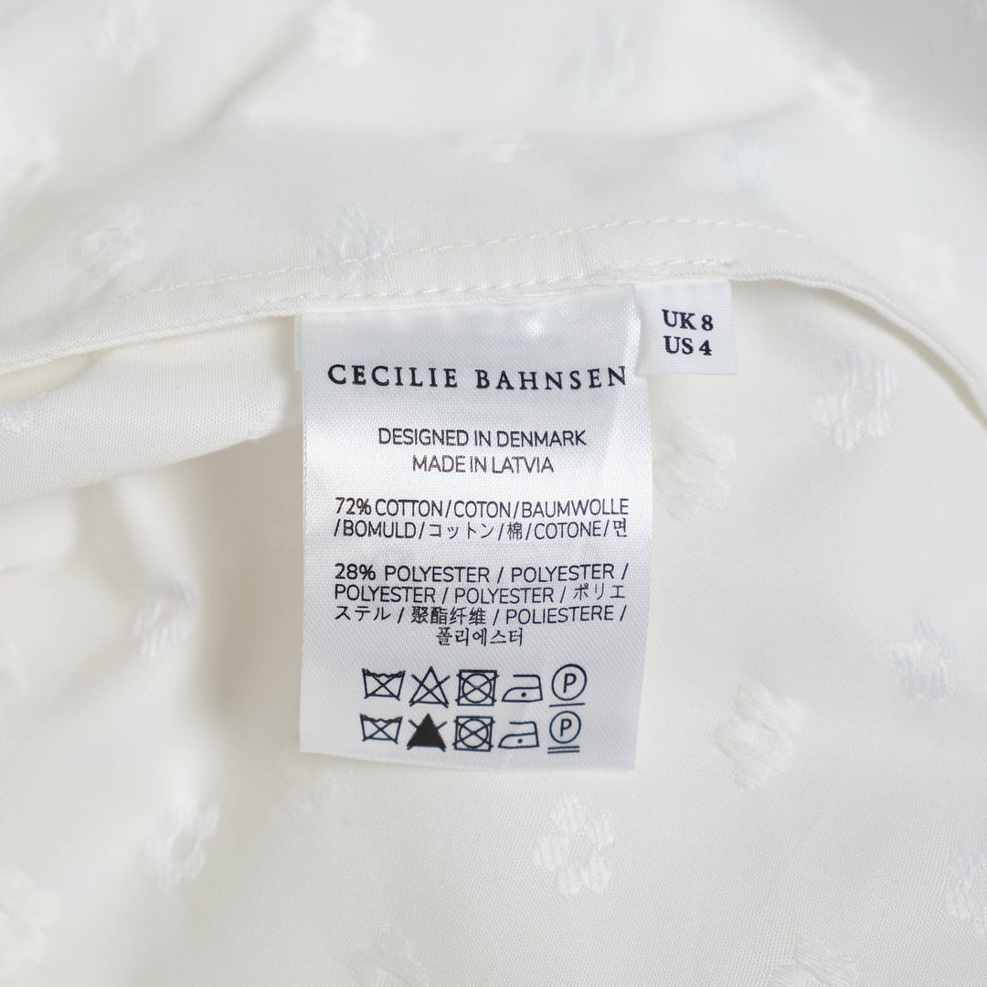 Chiara Top Iris Jacquard